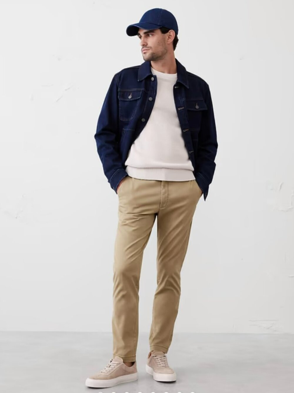 Banana Republic Skinny Lived-In Chino Acorn 35"